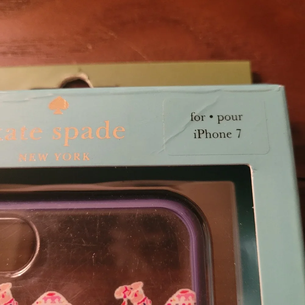 Kate Spade Protective Case For iPhone 7 Pink Camels Clear Desinger